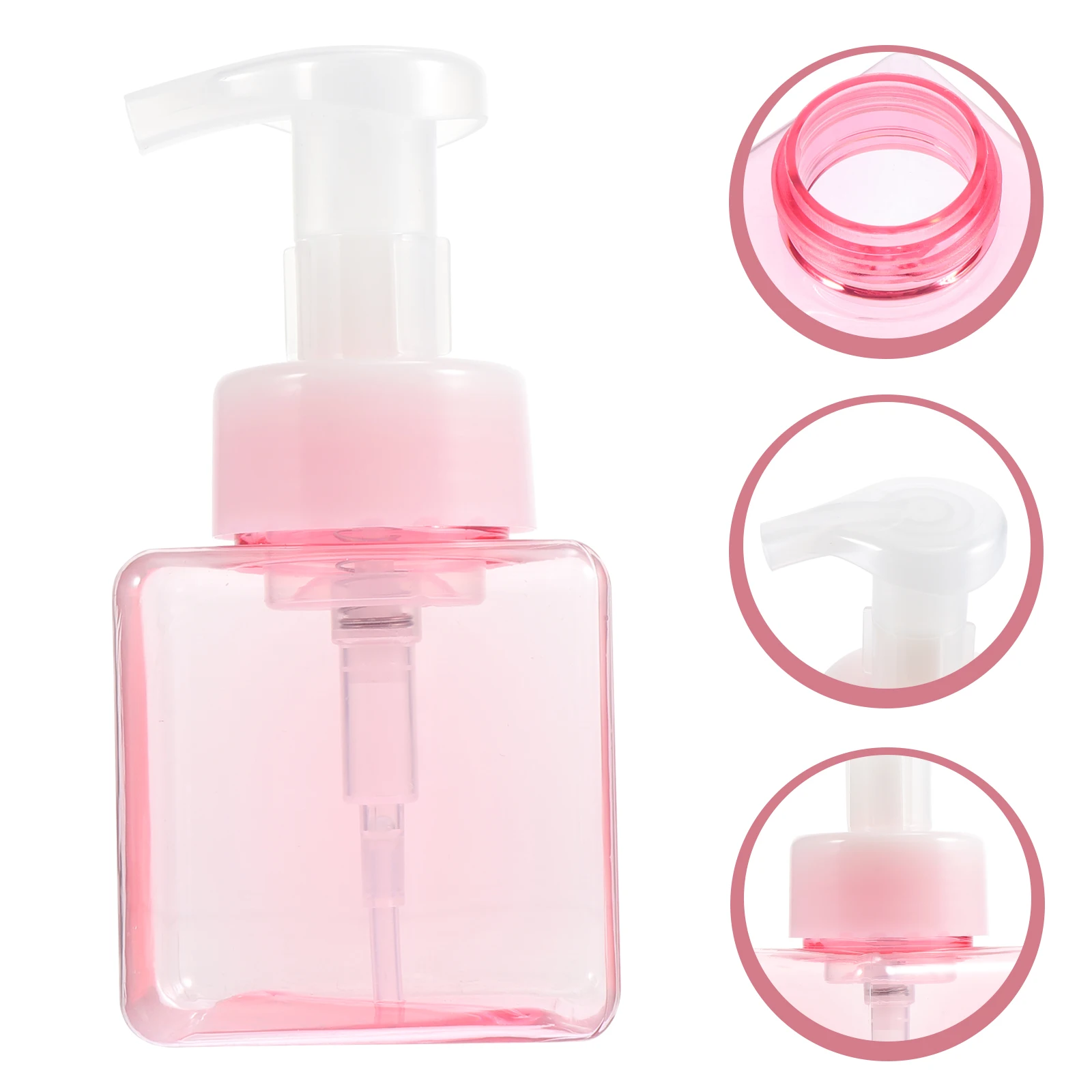 Foaming Bottle PETG PP Plastic Travel Containers Portable Compact Size Leak Proof Square Bottle Make-up Travel Supply
Foaming Bottle PETG PP Plastic Travel Containers Portable Compact Size Leak Proof Square Bottle Make-up Travel Supply