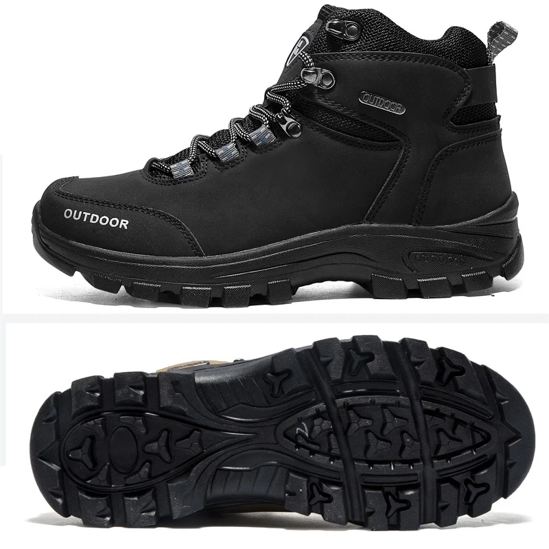 Outdoor Men's Hiking Shoes Waterproof Leather Sneakers Climbing&Trail Shoes Anti-slip Wear-resistant Mountain Trekking Shoes
Outdoor Men's Hiking Shoes Waterproof Leather Sneakers Climbing&Trail Shoes Anti-slip Wear-resistant Mountain Trekking Shoes