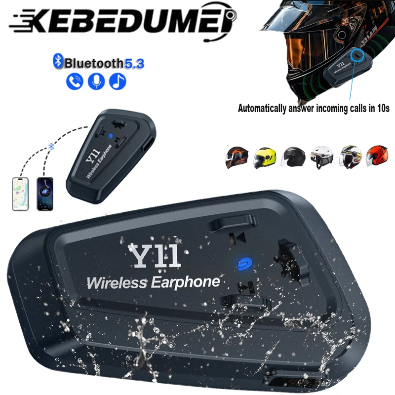 Kebidumei Y11 Motorcycle Helmet Headset Bluetooth Hands Free Call MP3 Music Player Speaker IPX6 Waterproof 500mAh For Moto
Kebidumei Y11 Motorcycle Helmet Headset Bluetooth Hands Free Call MP3 Music Player Speaker IPX6 Waterproof 500mAh For Moto