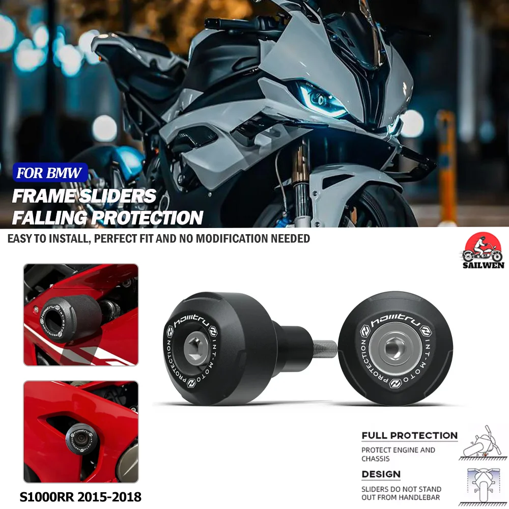 Motorcycle Frame Sliders Protector Guard Fairing Crash Pad Falling Protection Frame Slider For BMW S1000RR 2015-2018
Motorcycle Frame Sliders Protector Guard Fairing Crash Pad Falling Protection Frame Slider For BMW S1000RR 2015-2018