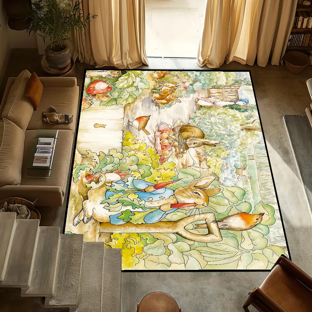 fairy tale picture book Cute P-Peters Rabbit Kitchen Bedroom Bath Home Rug Carpet Living Room Entrance Decoration Floor Mat
fairy tale picture book Cute P-Peters Rabbit Kitchen Bedroom Bath Home Rug Carpet Living Room Entrance Decoration Floor Mat