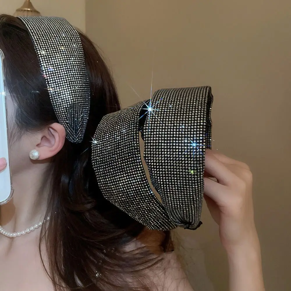 Hair Accessories Shiny Rhinestone Headband Face Wash Headwear Wide Edge Hairband Retro Korean Style Blingbling Hair Hoop Women
Hair Accessories Shiny Rhinestone Headband Face Wash Headwear Wide Edge Hairband Retro Korean Style Blingbling Hair Hoop Women
