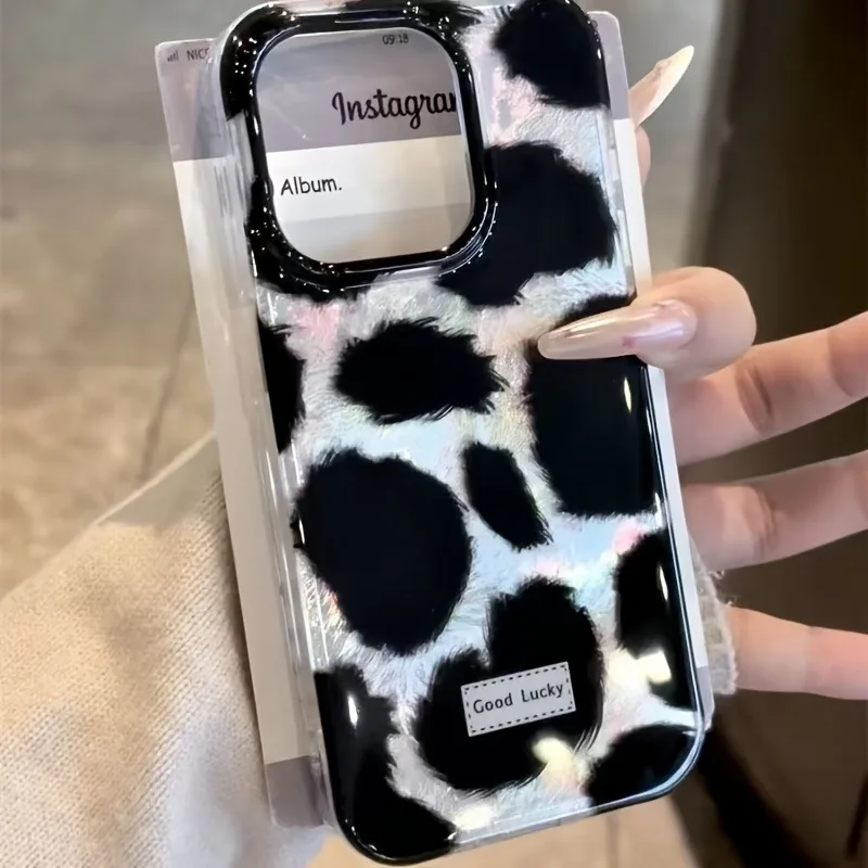 Phone Case For iPhone 17 16 15 14 13 11 12 Pro Max Air XS XR 16E Plus SE2 Black Leopard Print Clear Gradient Patern Lovely Cover
Phone Case For iPhone 17 16 15 14 13 11 12 Pro Max Air XS XR 16E Plus SE2 Black Leopard Print Clear Gradient Patern Lovely Cover
