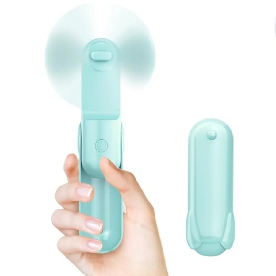 Mini Handheld Fan, Portable Hand Fan with USB Rechargeable, 2000 mAh Battery Operated, 3 Speeds Adjustable, 2 IN 1 Small Person
Mini Handheld Fan, Portable Hand Fan with USB Rechargeable, 2000 mAh Battery Operated, 3 Speeds Adjustable, 2 IN 1 Small Person