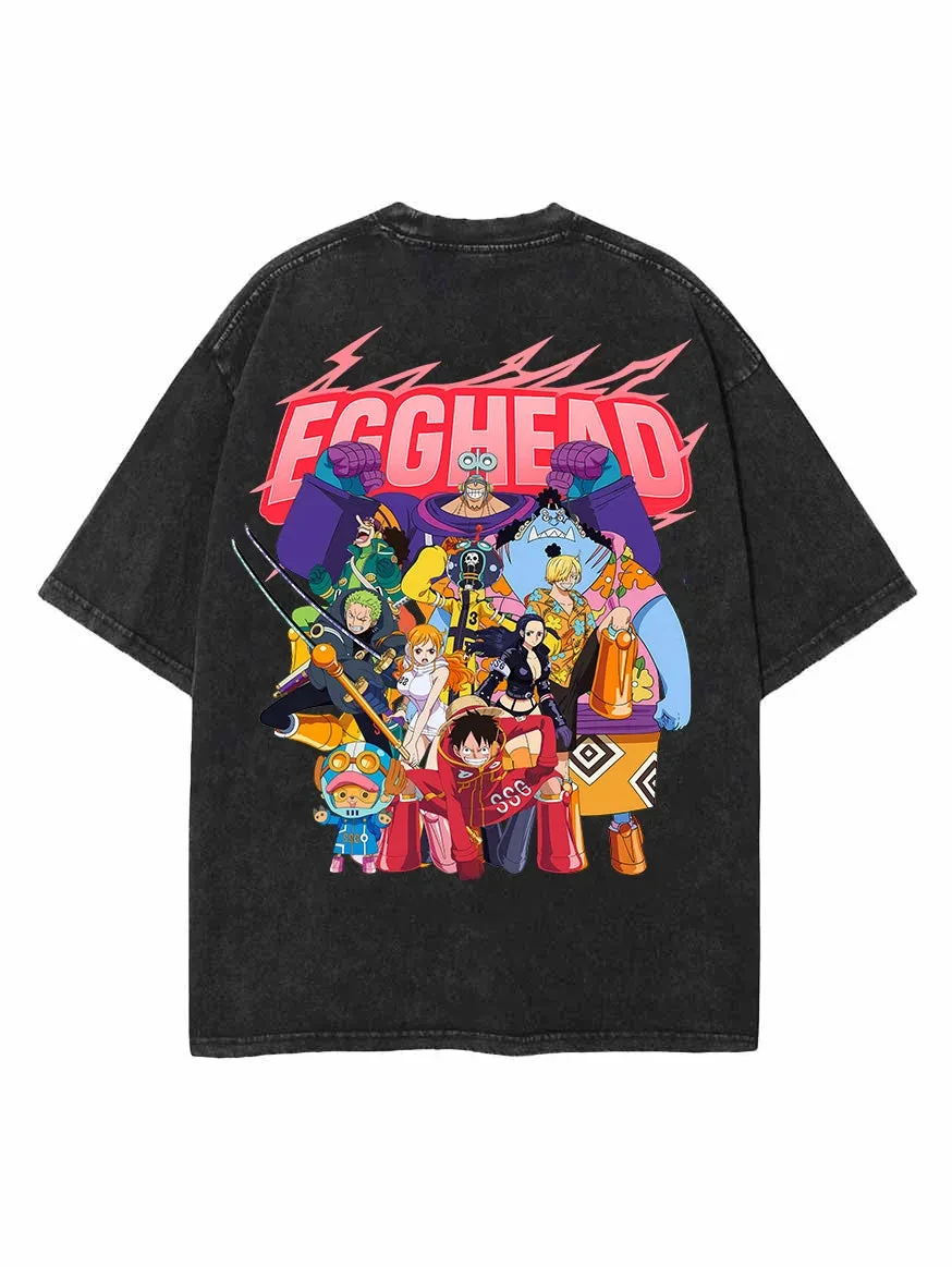 Bandai Y2k Men Shirts Clothing Top Men Anime Cotton Retro Washed T-shirt EGGHEAD ARC Double Sided Vintage Oversized T-Shirt
Bandai Y2k Men Shirts Clothing Top Men Anime Cotton Retro Washed T-shirt EGGHEAD ARC Double Sided Vintage Oversized T-Shirt