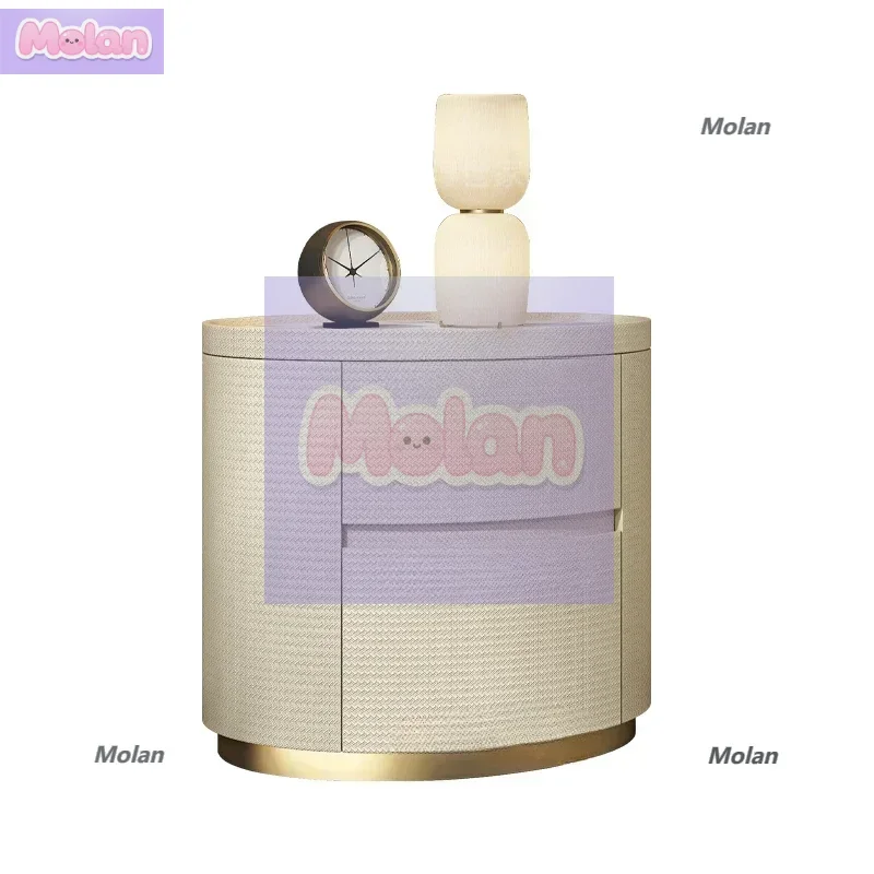 bedside table light luxury high-end rock slab home modern simple small oval bedroom bedside storage cabinet
bedside table light luxury high-end rock slab home modern simple small oval bedroom bedside storage cabinet