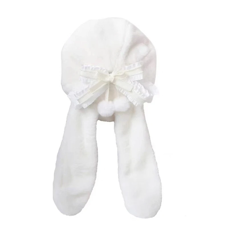Rabbits Ear Ushanka Hat for Female Girl Soft Thickened Plush Octagonal Hat for Winter Windproof Skull Hat Party Props
Rabbits Ear Ushanka Hat for Female Girl Soft Thickened Plush Octagonal Hat for Winter Windproof Skull Hat Party Props