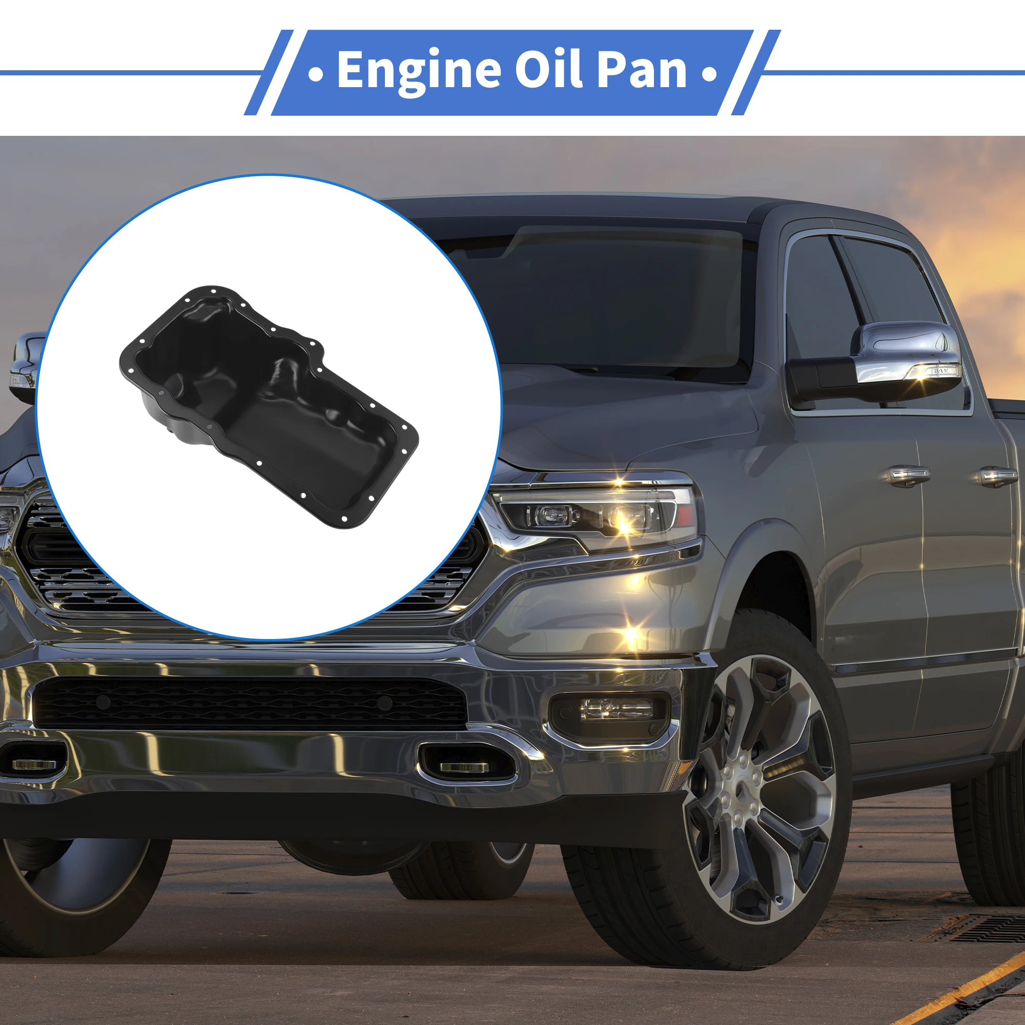 UXCELL 1 Pcs No.53021755AA/53021755AB Engine Oil Pan for Dodge Dakota 2006-2010 Iron
UXCELL 1 Pcs No.53021755AA/53021755AB Engine Oil Pan for Dodge Dakota 2006-2010 Iron