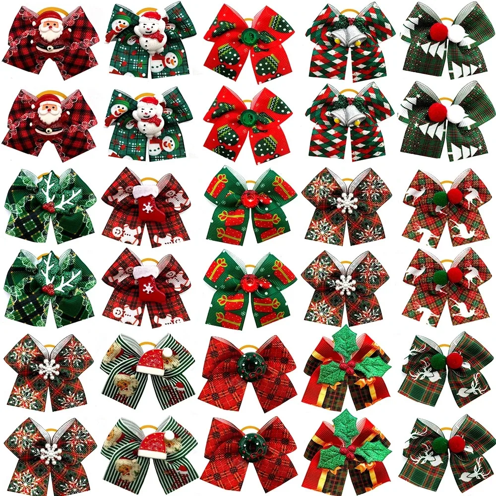 50 pcs Christmas Dog Hair Bows Rubber Bands Pet Small Dog Bow knot Dogs Bows for Dogs Grooming Pet Accessories for Small Dogs
50 pcs Christmas Dog Hair Bows Rubber Bands Pet Small Dog Bow knot Dogs Bows for Dogs Grooming Pet Accessories for Small Dogs