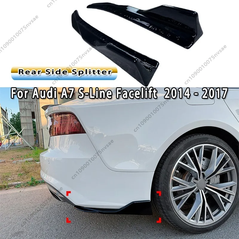 For Audi A7 S-Line C7 Facelift 2014-2017 Sedan Rear Side Splitter Rear Bumper Side Diffuser Splitter 2pcs Rear Side Splitter
For Audi A7 S-Line C7 Facelift 2014-2017 Sedan Rear Side Splitter Rear Bumper Side Diffuser Splitter 2pcs Rear Side Splitter