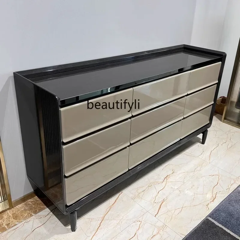 Y cqyItalian light luxury solid wood chest, bedroom storage decorative cabinet, dining side entrance cabinet
Y cqyItalian light luxury solid wood chest, bedroom storage decorative cabinet, dining side entrance cabinet