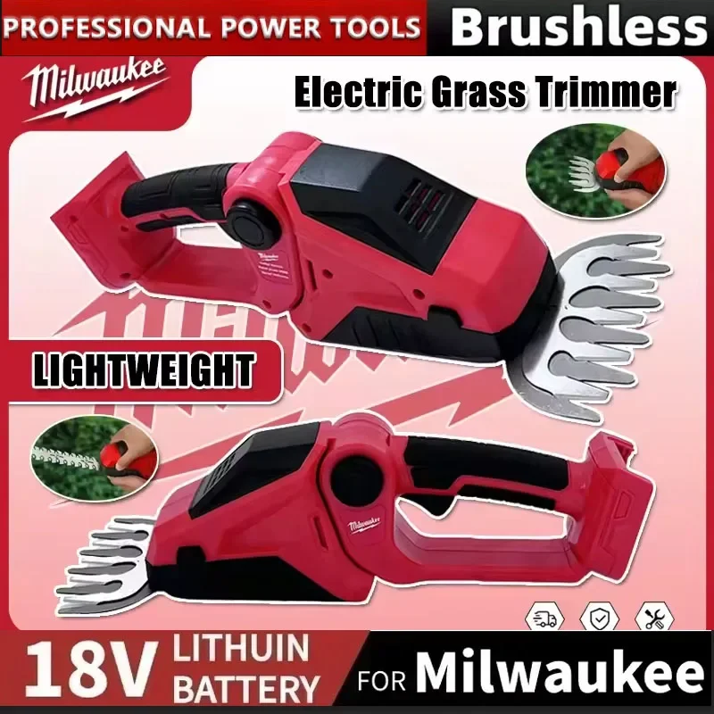 Milwaukee Cordless Hedge Trimmer 2 in 1 Electric Grass Trimmer Bush Trimmer Grass Shears Handheld Garden Tool For 20V Battery
Milwaukee Cordless Hedge Trimmer 2 in 1 Electric Grass Trimmer Bush Trimmer Grass Shears Handheld Garden Tool For 20V Battery