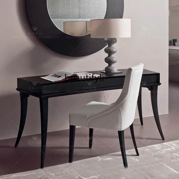 LXMinimalist fan solid wood desk Italian light luxury desk computer deskSSS
LXMinimalist fan solid wood desk Italian light luxury desk computer deskSSS