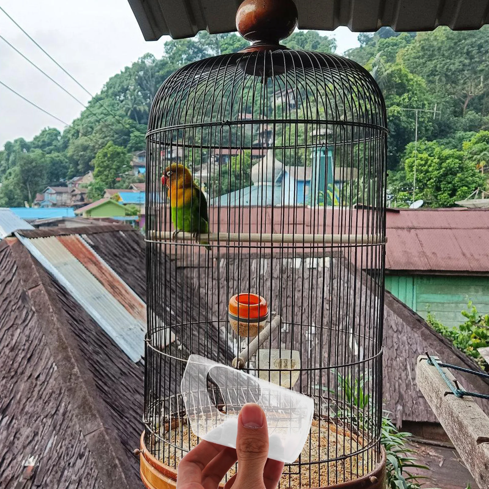 No Spill Bird Feeder and Waterer Set for Cage Hangable Multi Use Food Bowl Drink Cup for Parrots Finches Canaries Chickens Small
No Spill Bird Feeder and Waterer Set for Cage Hangable Multi Use Food Bowl Drink Cup for Parrots Finches Canaries Chickens Small