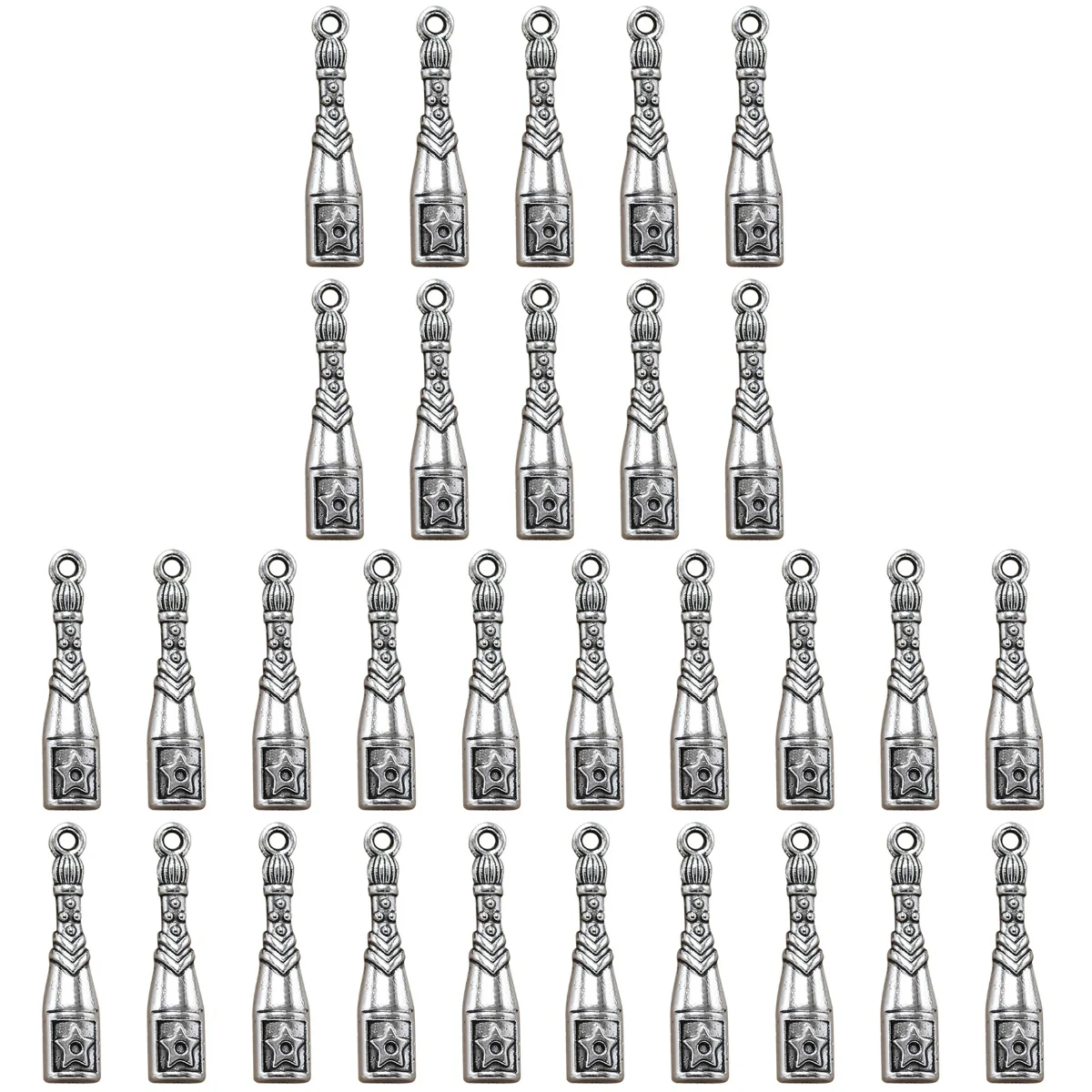 30 PCS Alloy Bottle Pendants Charms DIY Jewelry Making Accessory for Necklace Bracelet (Tibetan Silver)
30 PCS Alloy Bottle Pendants Charms DIY Jewelry Making Accessory for Necklace Bracelet (Tibetan Silver)