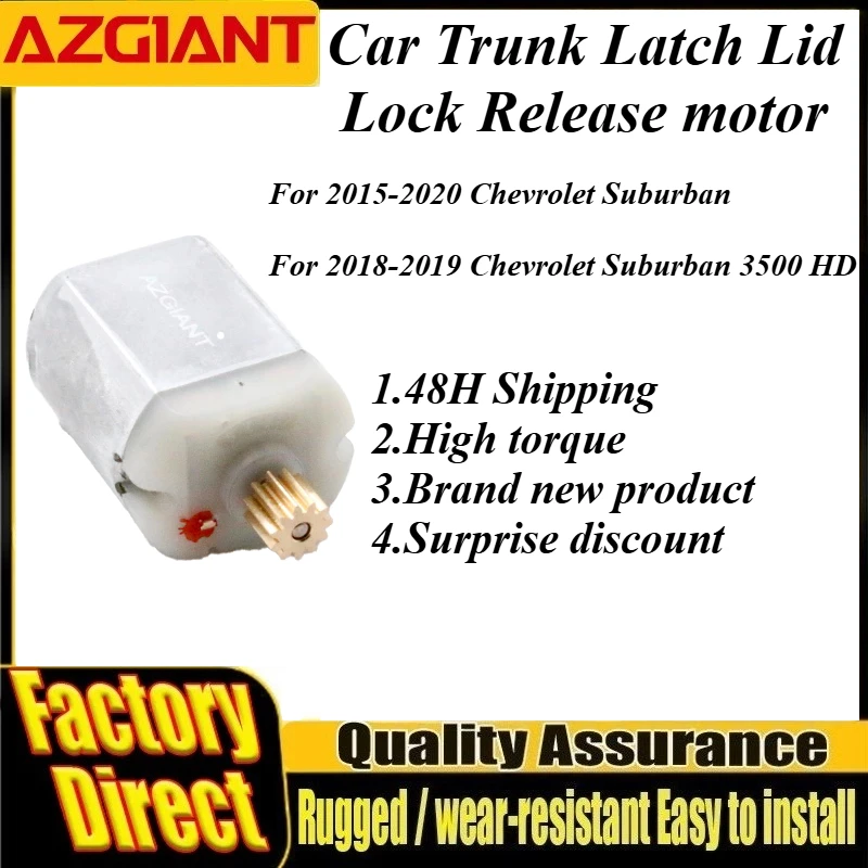 FC-280SC-20130 Car Rear Trunk Lid Module Unit Tailgate Door Control Motor For Chevrolet Suburban 3500 HD vehicle accessories DIY
FC-280SC-20130 Car Rear Trunk Lid Module Unit Tailgate Door Control Motor For Chevrolet Suburban 3500 HD vehicle accessories DIY