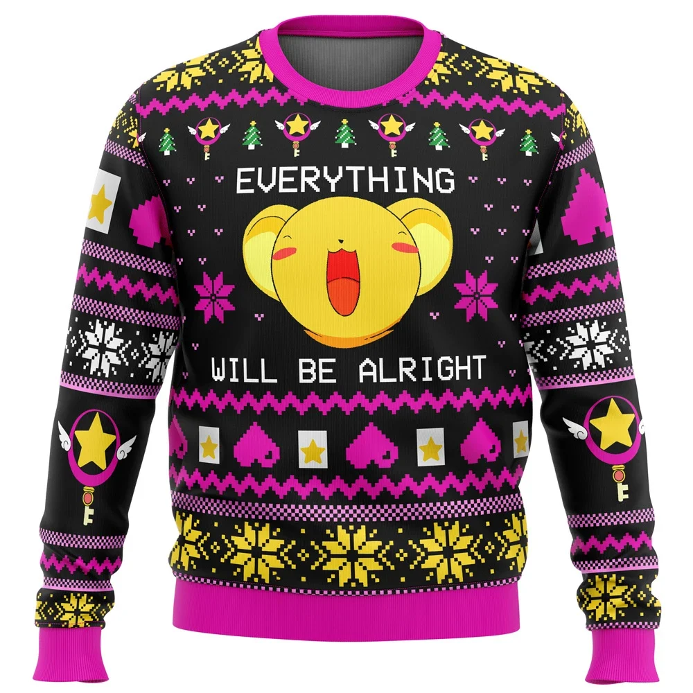 Cardcaptor Sakura Ugly Christmas Sweater Gift Santa Claus Pullover Men 3D Sweatshirt And Top Autumn And Winter Clothi
Cardcaptor Sakura Ugly Christmas Sweater Gift Santa Claus Pullover Men 3D Sweatshirt And Top Autumn And Winter Clothi