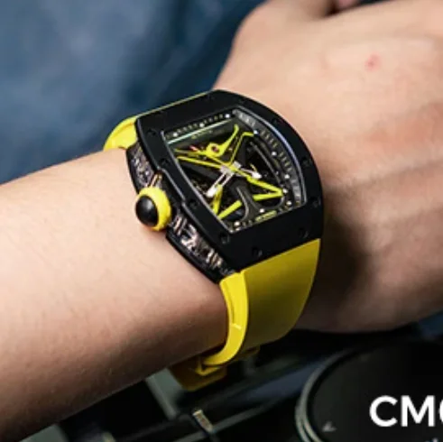 CRONUSART Men Automatic Watch Tonneau Mechanical Wristwatch Sapphire Mirror Luminous Skeleton Racing Dial Fluororubber Strap
CRONUSART Men Automatic Watch Tonneau Mechanical Wristwatch Sapphire Mirror Luminous Skeleton Racing Dial Fluororubber Strap