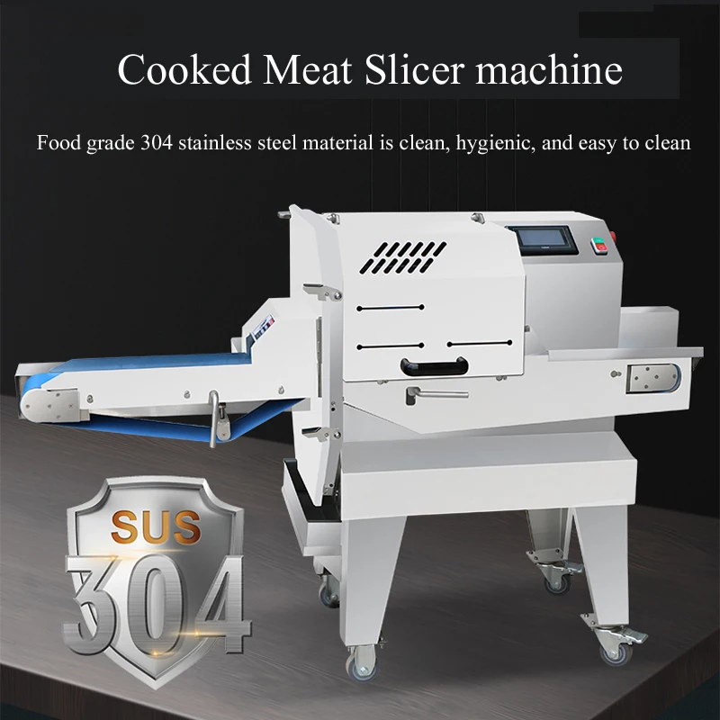 Automatic Sausage Slicer Cooked Meat Slicer Slicing Machine Automatic Kitchen Frozen and Cooked Meat Slicer Machine
Automatic Sausage Slicer Cooked Meat Slicer Slicing Machine Automatic Kitchen Frozen and Cooked Meat Slicer Machine