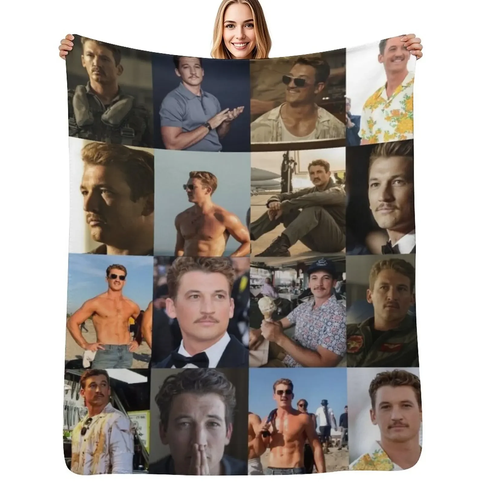 Miles Teller Throw Blanket sofa bed Vintage Moving Blanket
Miles Teller Throw Blanket sofa bed Vintage Moving Blanket