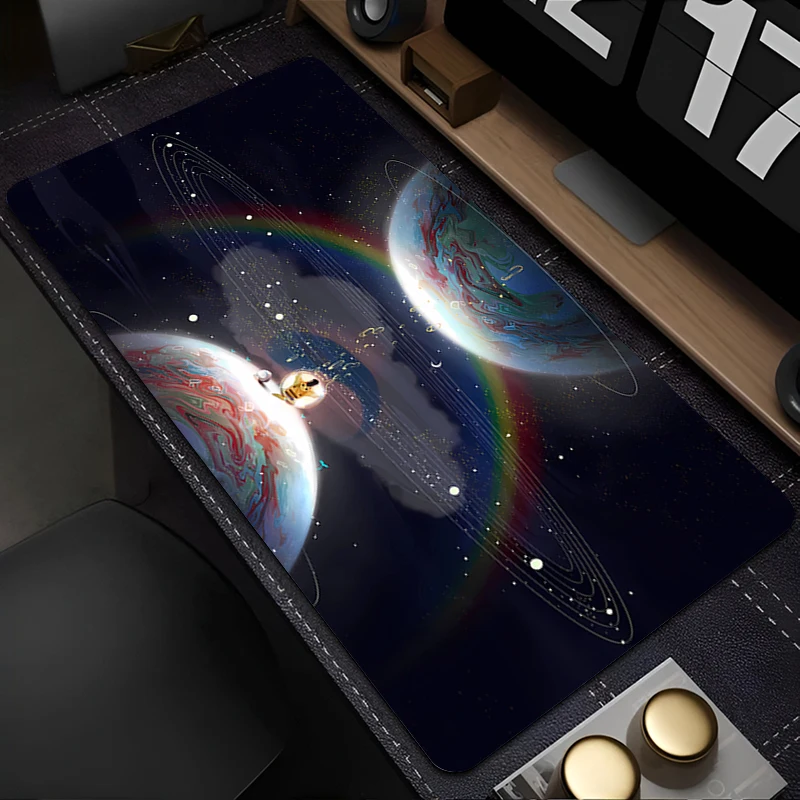 Mouse Pad PC Accessories Keyboard Pad Office Desk Mat Anti Slip Cartoon Mousepad Natural Rubber Gaming Space Galaxy Extended Pad
Mouse Pad PC Accessories Keyboard Pad Office Desk Mat Anti Slip Cartoon Mousepad Natural Rubber Gaming Space Galaxy Extended Pad