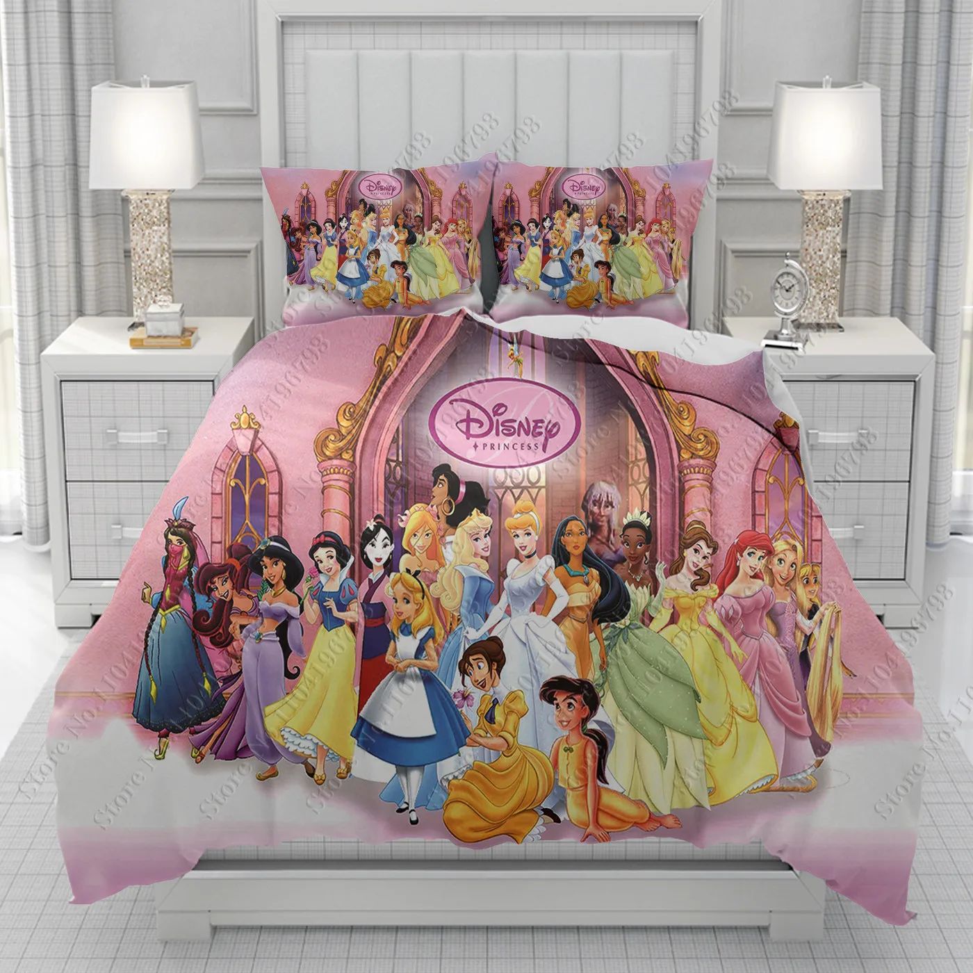 Princess 3D Duvet Cover men women/Children KID Printing disney cartoon Bedding Set Comforter Bed Soft
Princess 3D Duvet Cover men women/Children KID Printing disney cartoon Bedding Set Comforter Bed Soft