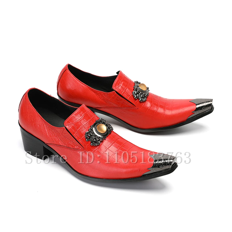 Мужские новые красные лоферы из натуральной кожи, роскошный дизайн, металлическая пряжка на носке, толстый каблук, оксфорды ручной работы для свадьбы, вечеринки, деловые туфли
Мужские новые красные лоферы из натуральной кожи, роскошный дизайн, металлическая пряжка на носке, толстый каблук, оксфорды ручной работы для свадьбы, вечеринки, деловые туфли
