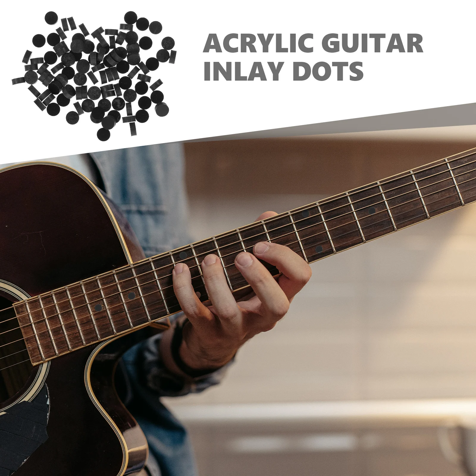 100pcs Fretboard Acrylic Fingerboard Dots Replacement For Ukulele Mandolin Folk Accessories Round Inlay Dots Guitar Tone Point
100pcs Fretboard Acrylic Fingerboard Dots Replacement For Ukulele Mandolin Folk Accessories Round Inlay Dots Guitar Tone Point