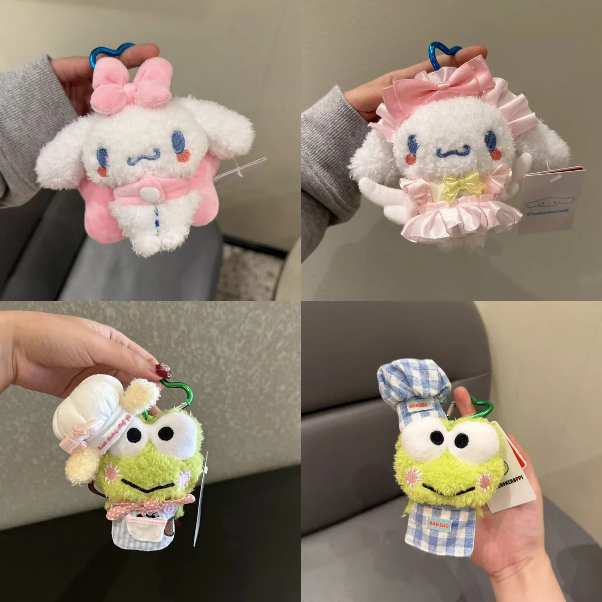 Sanrio Kero Kero Keroppi Pompompurin Plush Toy Pendant Bag Accessories Kawaii Dog Frog Stuffed Keychain Doll Gift for Kids
Sanrio Kero Kero Keroppi Pompompurin Plush Toy Pendant Bag Accessories Kawaii Dog Frog Stuffed Keychain Doll Gift for Kids