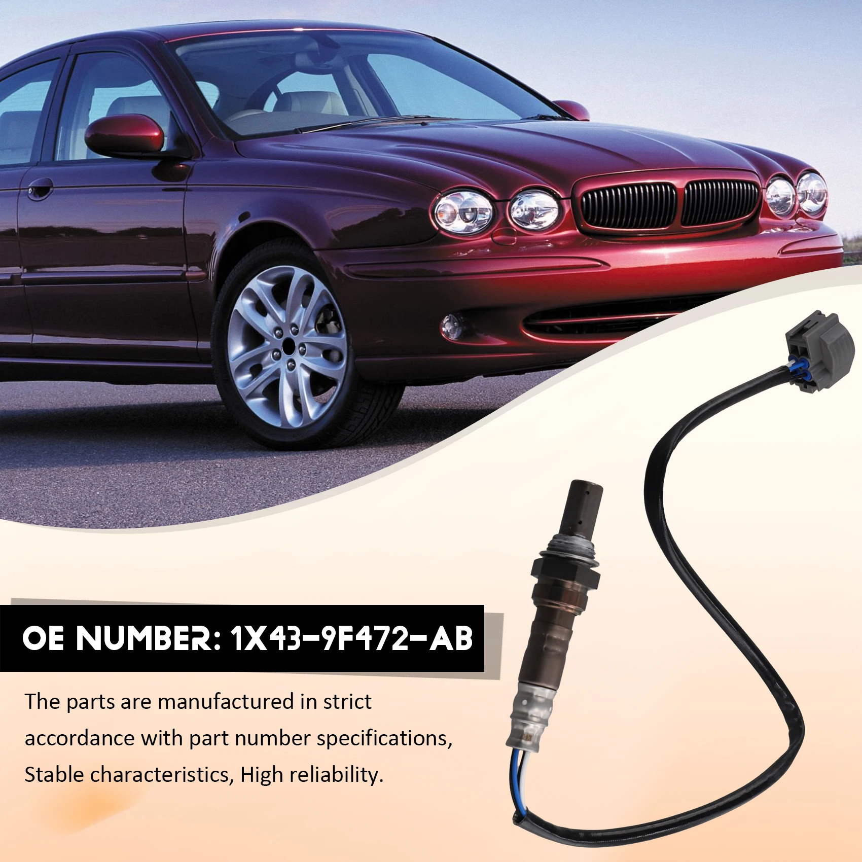A95E-1X43-9F472-AC Oxygen Sensor For JAGUAR S-TYPE II X-TYPE I XJ XK 8 Convertible FORD C2C29250 C2S51801 Car Accessory
A95E-1X43-9F472-AC Oxygen Sensor For JAGUAR S-TYPE II X-TYPE I XJ XK 8 Convertible FORD C2C29250 C2S51801 Car Accessory