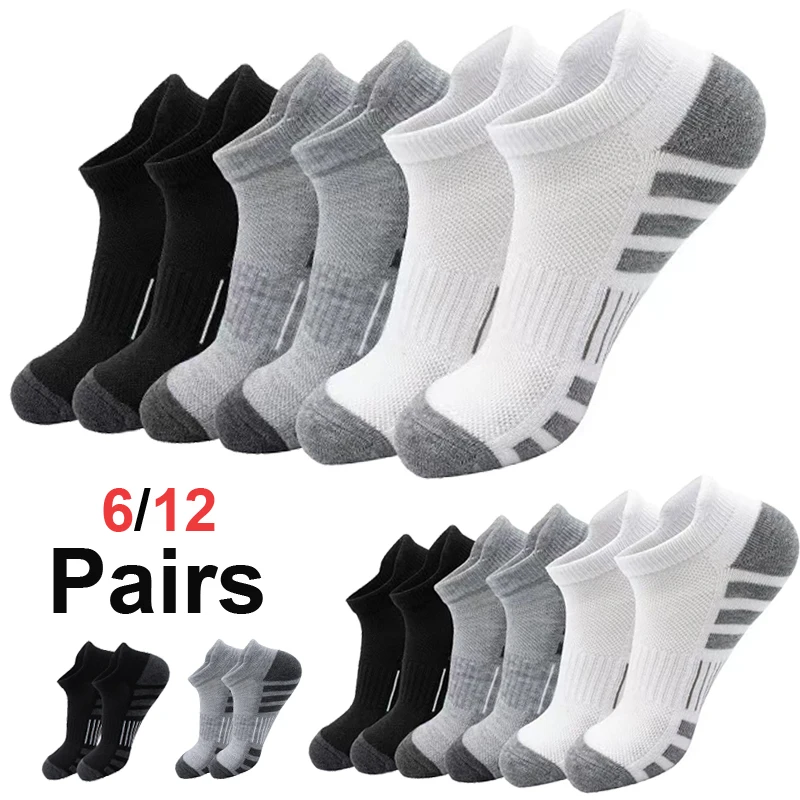 Unisex Plush Terry Ankle Socks 6/24 Pairs Breathable Sweat-Wicking Comfort Non-Slip for Running Hiking Gym Daily Sports
Unisex Plush Terry Ankle Socks 6/24 Pairs Breathable Sweat-Wicking Comfort Non-Slip for Running Hiking Gym Daily Sports