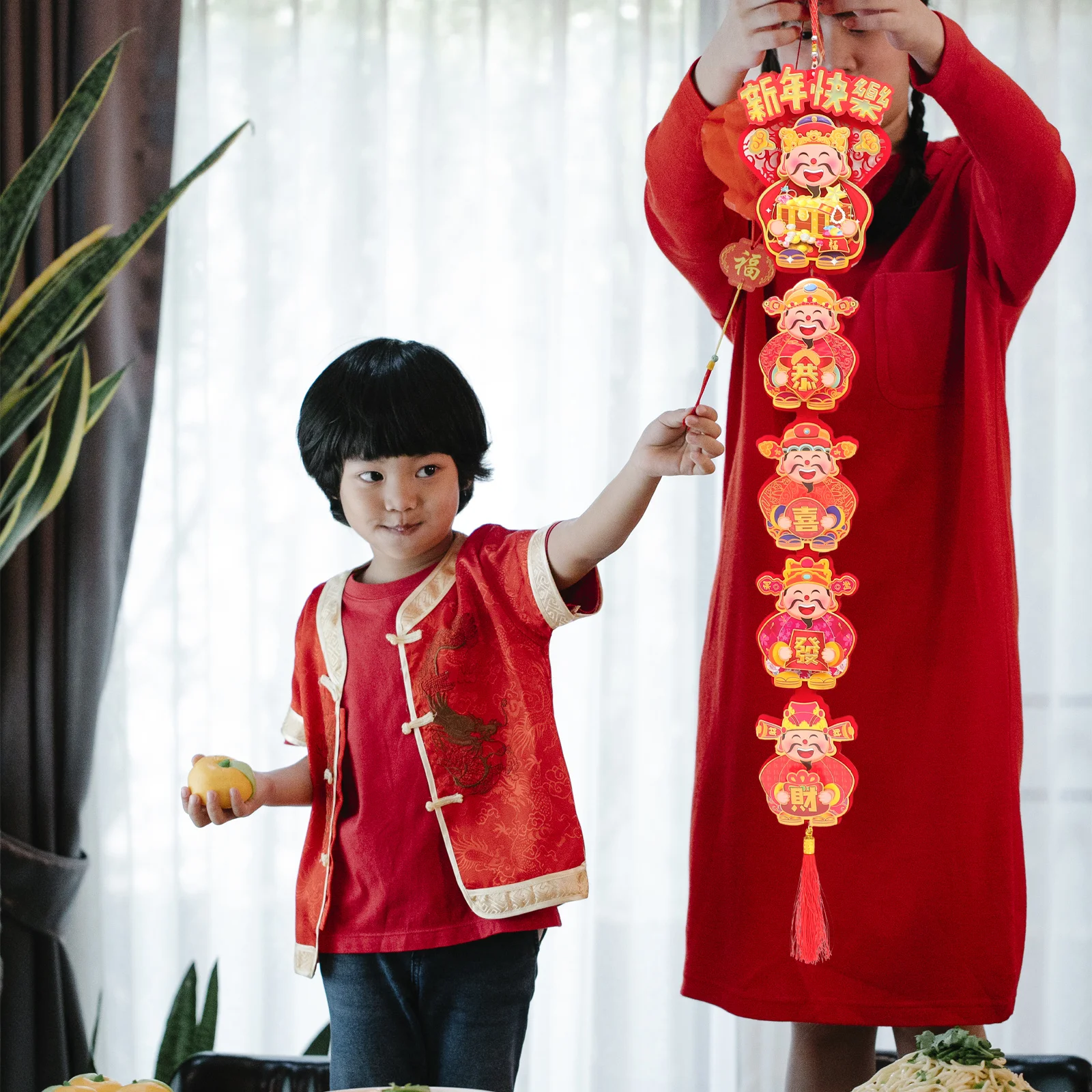 Chinese New Year Hanging Decoration Pendant For Home Party Tree Decor Spring Festival Ornament Lucky Wealth God Prosperous
Chinese New Year Hanging Decoration Pendant For Home Party Tree Decor Spring Festival Ornament Lucky Wealth God Prosperous