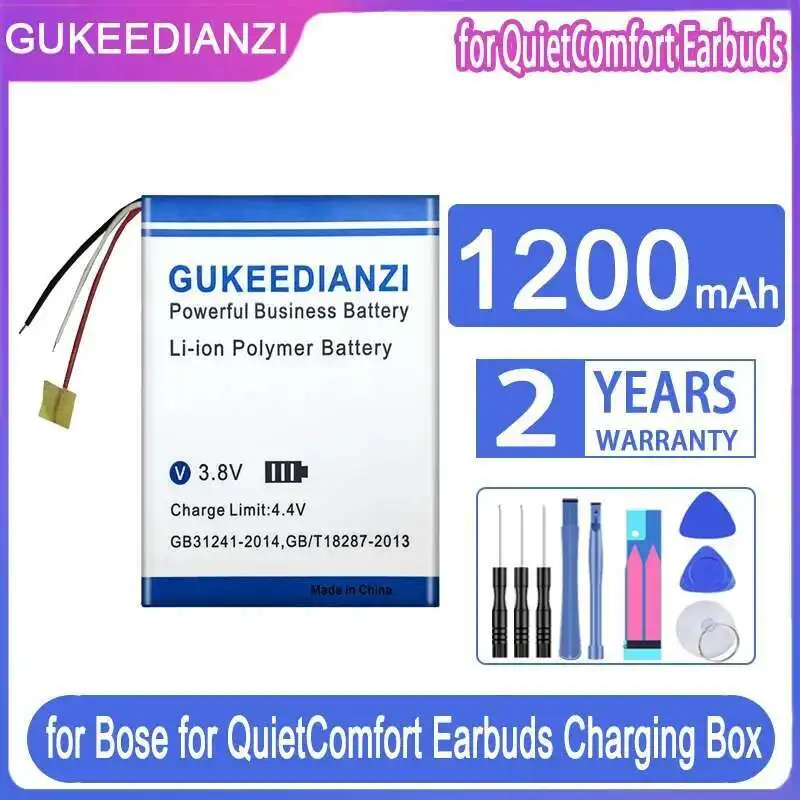 Earphone Battery High-Efficiency For Bose Quietcomfort Earbuds Headset & Charging Box 762936 3 Line 1200Mah
Earphone Battery High-Efficiency For Bose Quietcomfort Earbuds Headset & Charging Box 762936 3 Line 1200Mah