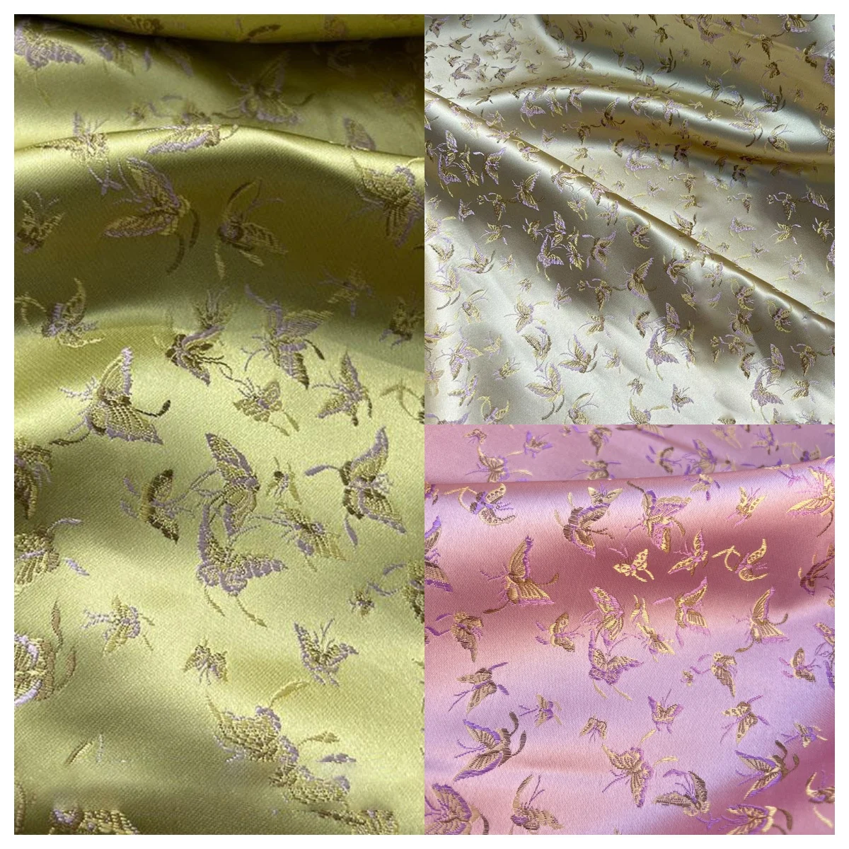 Маленькая парча с узором бабочки, жаккардовая атласная ткань, мягкая глянцевая ткань, идеально подходит для дизайнерской одежды, вечернее платье Qipao DIY Craft
Маленькая парча с узором бабочки, жаккардовая атласная ткань, мягкая глянцевая ткань, идеально подходит для дизайнерской одежды, вечернее платье Qipao DIY Craft