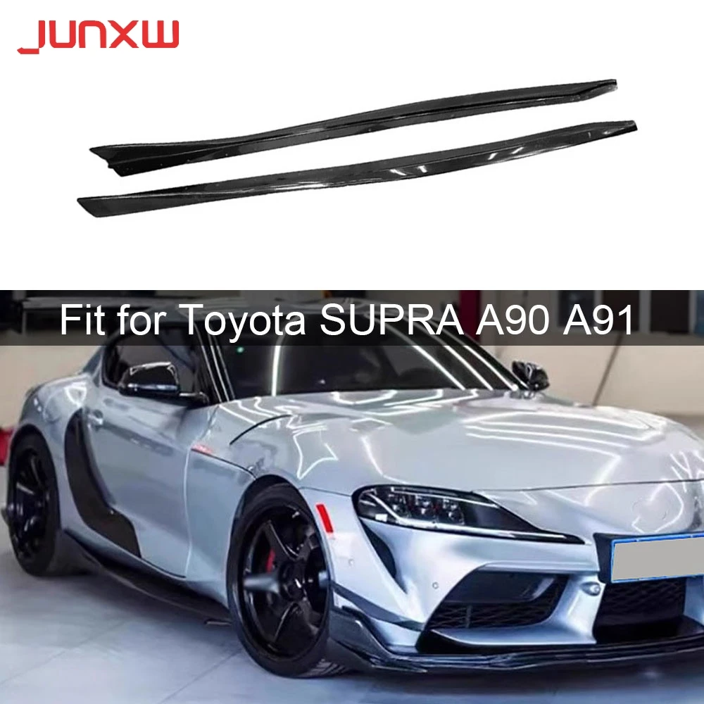 Настоящее углеродное волокно, автомобильные боковые юбки, фартук для Toyota Supra A90 2019+, боковые юбки, фартук, спойлер, комплекты кузова, автомобильные аксессуары
Настоящее углеродное волокно, автомобильные боковые юбки, фартук для Toyota Supra A90 2019+, боковые юбки, фартук, спойлер, комплекты кузова, автомобильные аксессуары