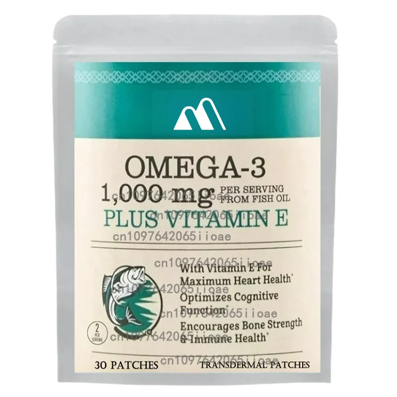 Omega 3 Fish Oil Transdermal Patches Support Heart, Brain, Joints, Skin, Eyes & Immune Health 30 Patches
Omega 3 Fish Oil Transdermal Patches Support Heart, Brain, Joints, Skin, Eyes & Immune Health 30 Patches