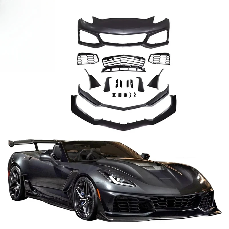 ZR1 Style Car Front Bumper Facelift Body Kit ABS C7 2014-2019
ZR1 Style Car Front Bumper Facelift Body Kit ABS C7 2014-2019