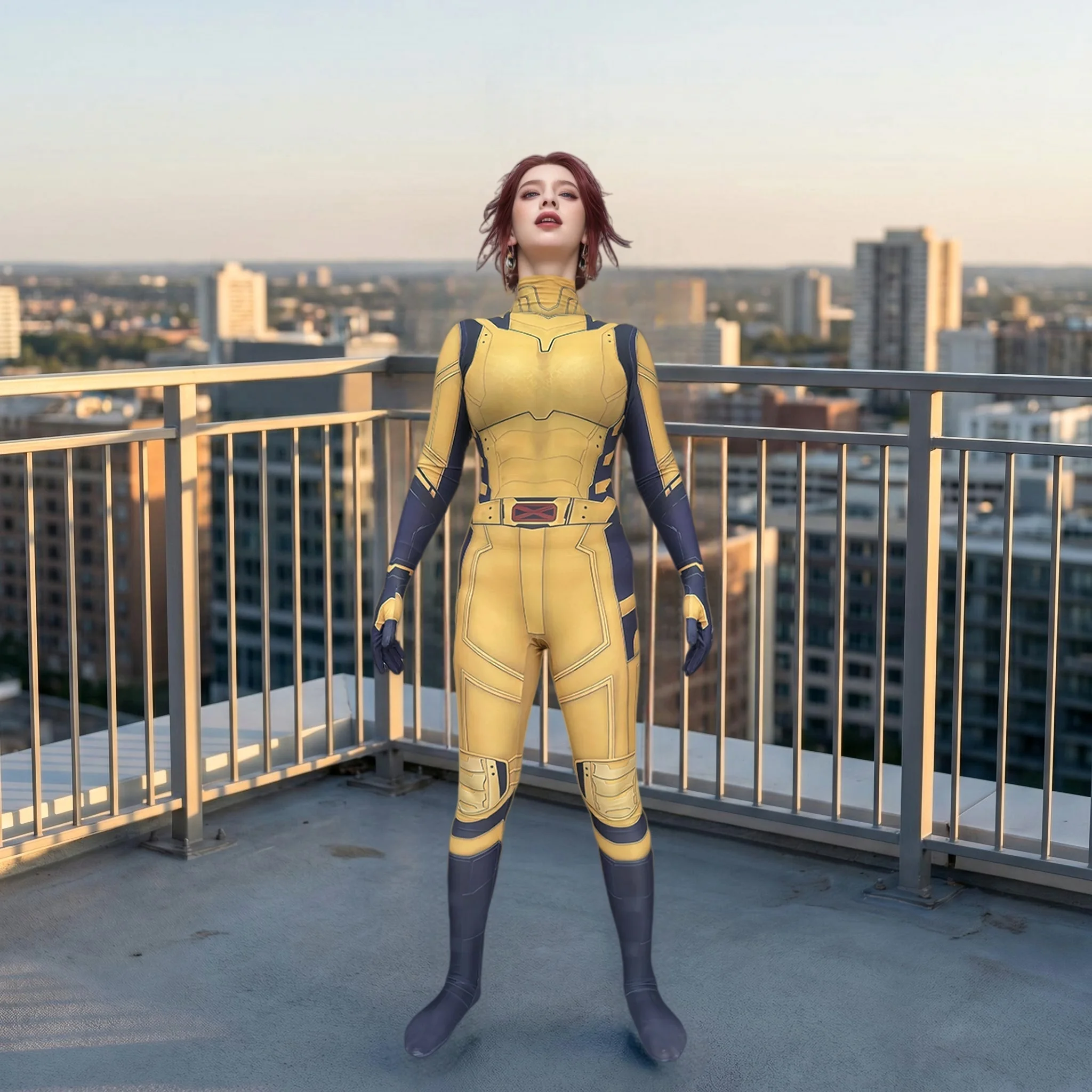 Adult Female Wolverine Cosplay Costume X-Men Superhero Zentai Bodysuit Halloween Party Jumpsuit
Adult Female Wolverine Cosplay Costume X-Men Superhero Zentai Bodysuit Halloween Party Jumpsuit