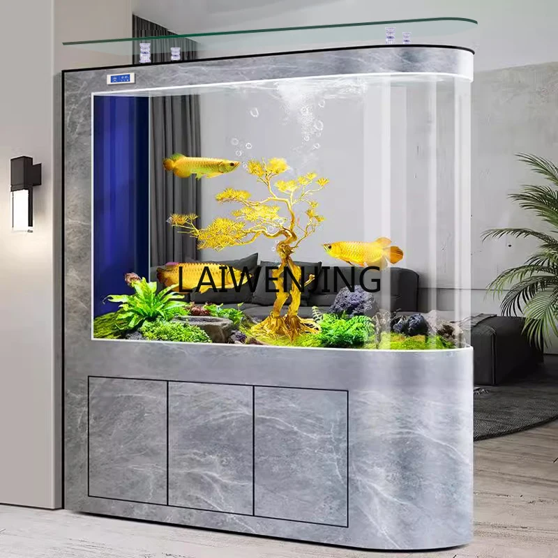 HLZ glass fish tank screen living room household large and medium-sized ecological bottom filter floor-to-ceiling water tank
HLZ glass fish tank screen living room household large and medium-sized ecological bottom filter floor-to-ceiling water tank
