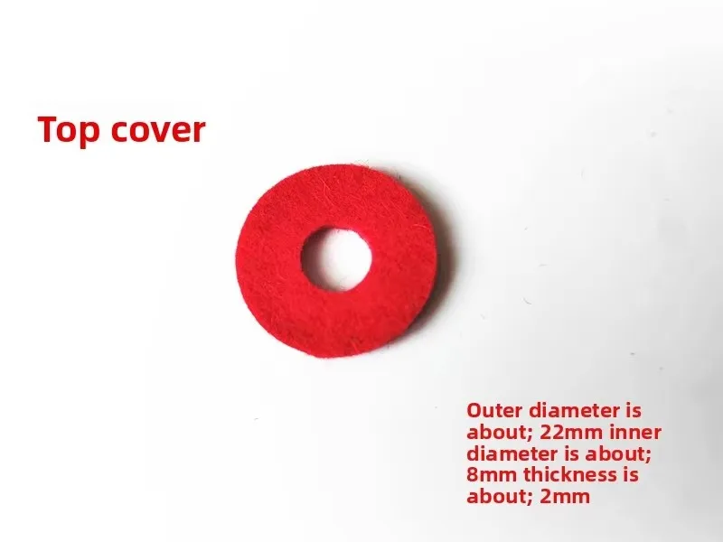 90pcs Piano parts Accessories piano cover felt ring Felt Washer Piano Lid Anti-Collision Felt Ring Top Cover Gasket Ring
90pcs Piano parts Accessories piano cover felt ring Felt Washer Piano Lid Anti-Collision Felt Ring Top Cover Gasket Ring