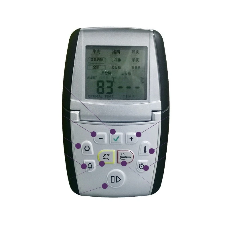 Baking with a thermometer oven cake food built-in probe type boiling sugar thermometer
Baking with a thermometer oven cake food built-in probe type boiling sugar thermometer