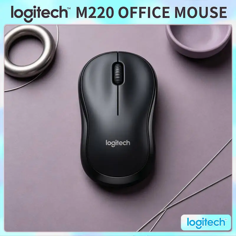 Logitech M220 Quiet Mouse 3 Buttons 2.4GHz USB Link 18-Month Battery Compact Portable Build Office Home Daily Accessory
Logitech M220 Quiet Mouse 3 Buttons 2.4GHz USB Link 18-Month Battery Compact Portable Build Office Home Daily Accessory