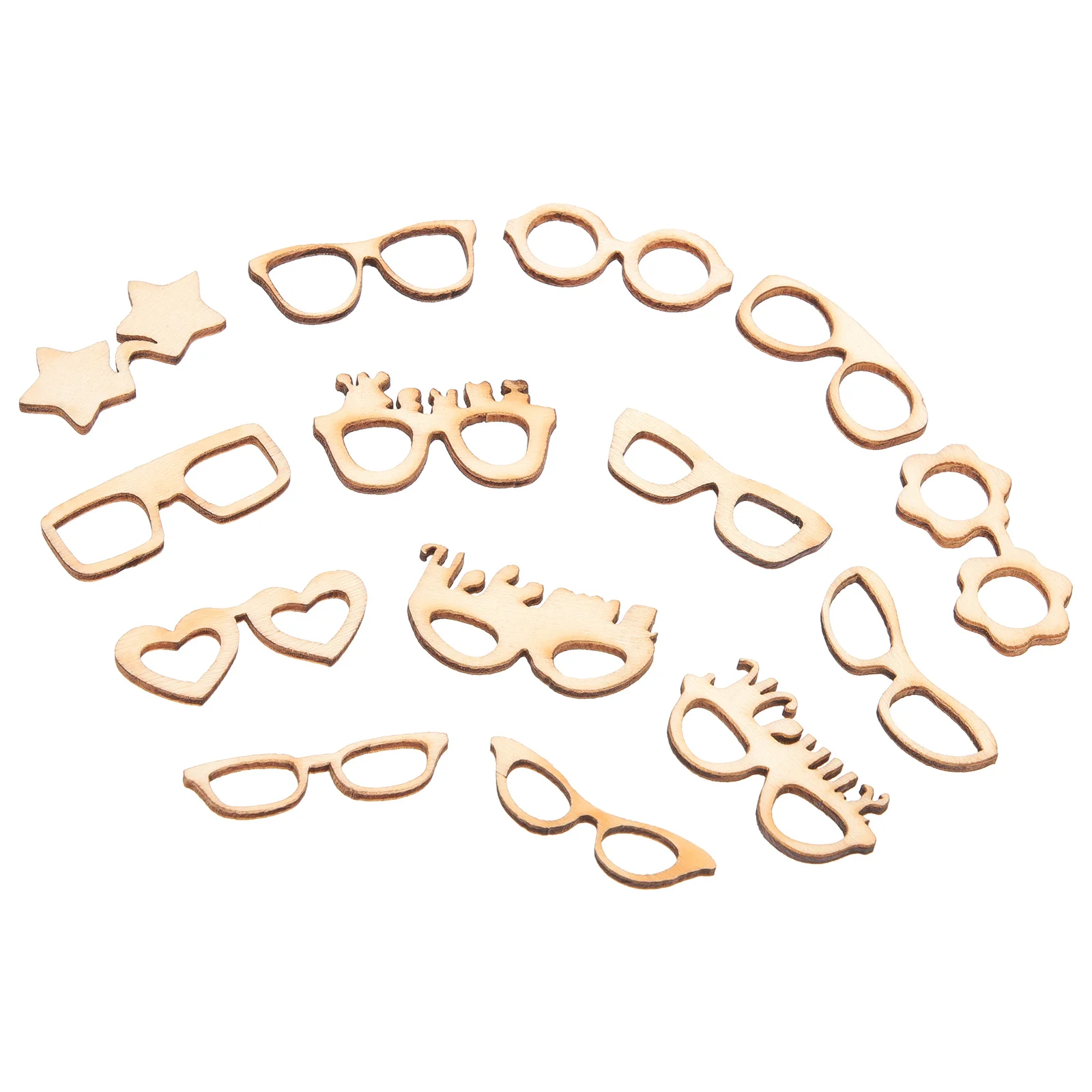 17 Pcs of The Lid Glasses Wood Chips Graffiti Embellishments Paper Cut Cutouts DIY Wooden Slices Child
17 Pcs of The Lid Glasses Wood Chips Graffiti Embellishments Paper Cut Cutouts DIY Wooden Slices Child