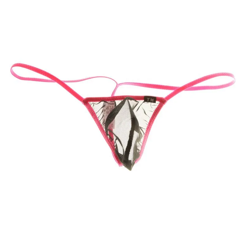 Men's Mesh G-string, Color Block Thin Strap High Elastic See-through T-back Underwear
Men's Mesh G-string, Color Block Thin Strap High Elastic See-through T-back Underwear