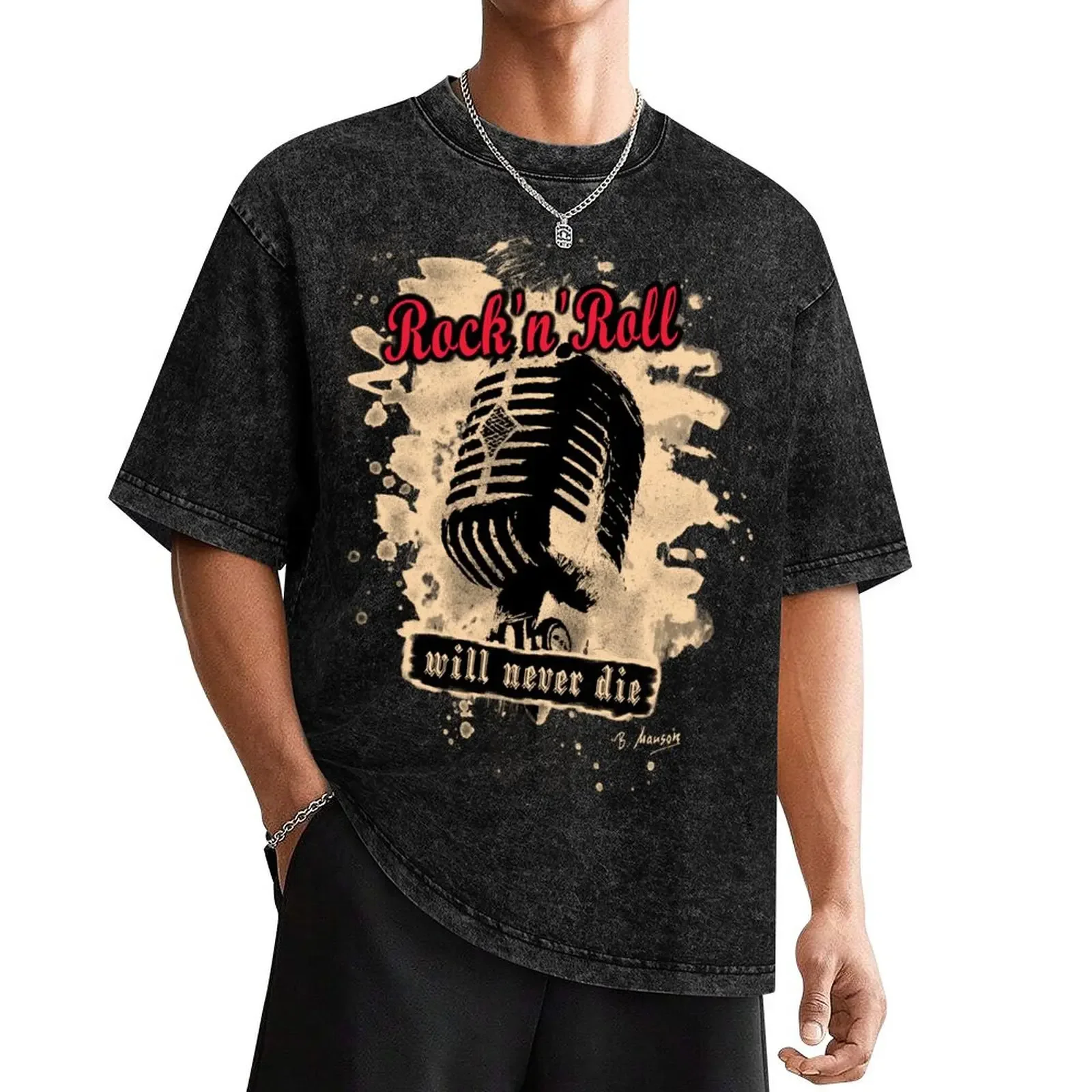 Rock-n-Roll Microphone - red T-Shirt graphic tee shirt cute clothes men clothes
Rock-n-Roll Microphone - red T-Shirt graphic tee shirt cute clothes men clothes