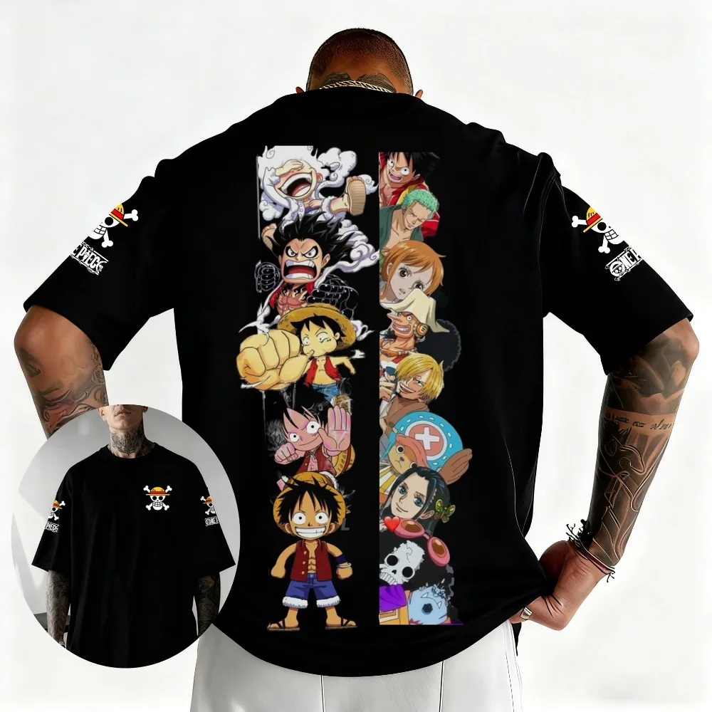 Unisex Cotton T-shirt ONE PIECE Straw Hat Pirates 2026 Summer Harajuku Anime Printed Large Loose Parent Child Short Sleeve
Unisex Cotton T-shirt ONE PIECE Straw Hat Pirates 2026 Summer Harajuku Anime Printed Large Loose Parent Child Short Sleeve