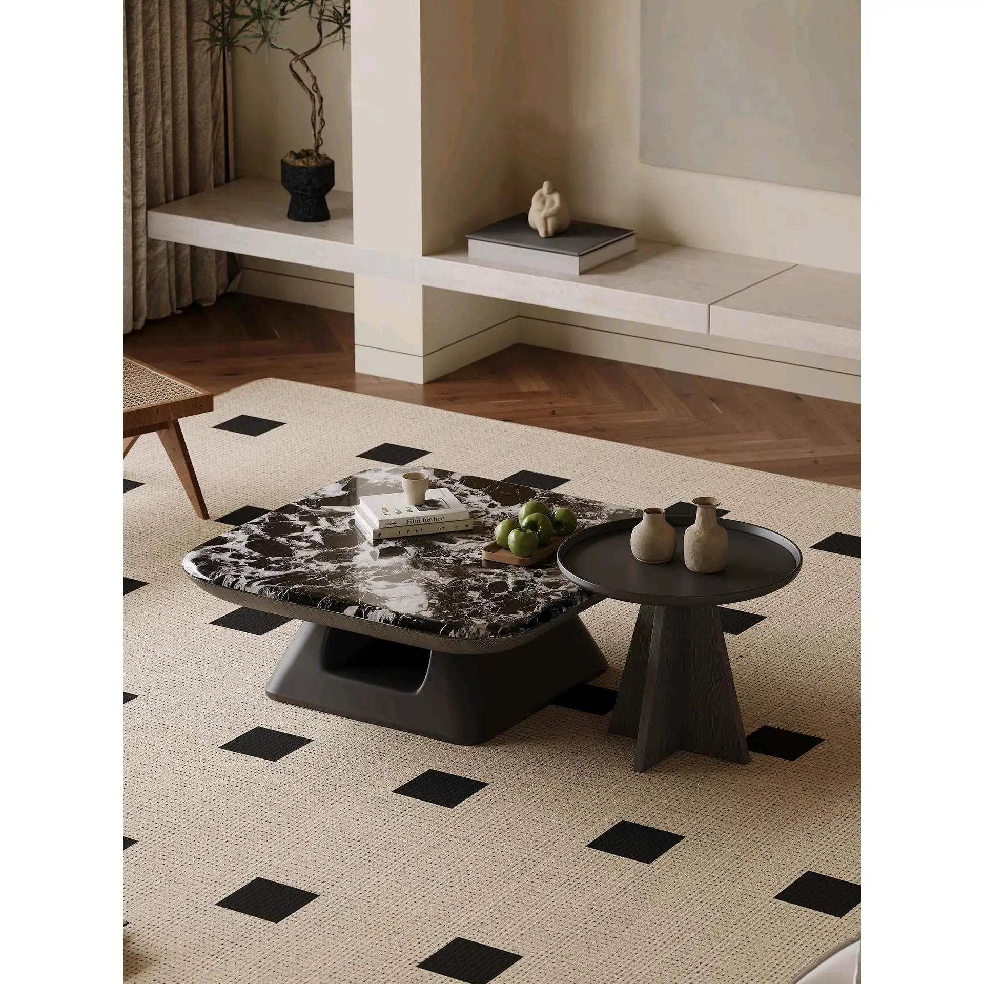 Italian black light luxury supercrystalline stone square coffee table combination home living room new designer high sense
Italian black light luxury supercrystalline stone square coffee table combination home living room new designer high sense