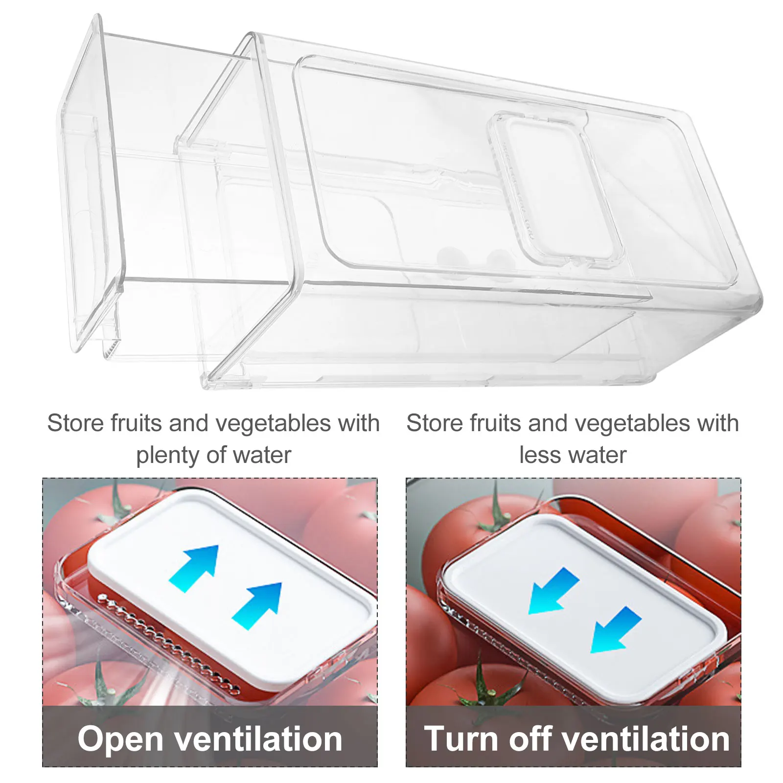 Plastic Fridge Storage Boxes Drawer Type Freezer Case Refrigerator Containers Stackable Kitchen Accessories Fruit Vegetable
Plastic Fridge Storage Boxes Drawer Type Freezer Case Refrigerator Containers Stackable Kitchen Accessories Fruit Vegetable