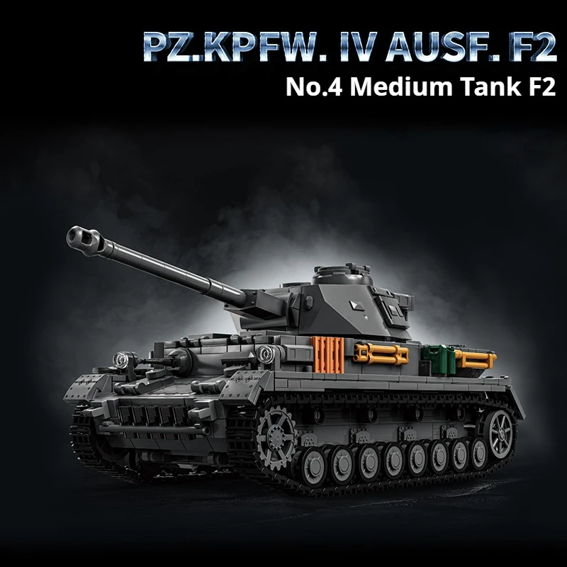 1:28 Немецкий панцер IV Ausf времен Второй мировой войны. Набор строительных блоков танка F2 с военными минифигурками и аксессуарами, набор моделей для возраста 14+ лет
1:28 Немецкий панцер IV Ausf времен Второй мировой войны. Набор строительных блоков танка F2 с военными минифигурками и аксессуарами, набор моделей для возраста 14+ лет