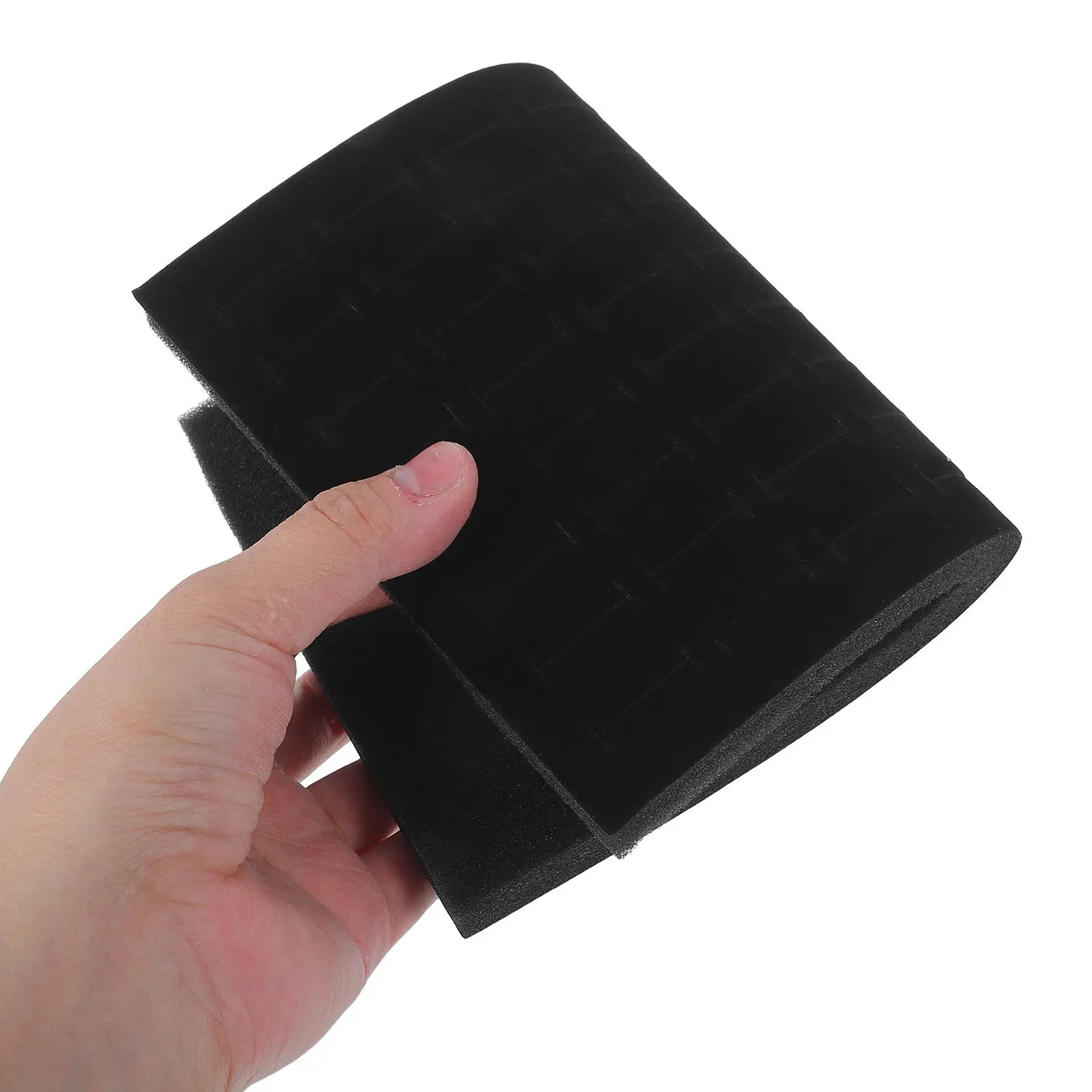 5Pcs Jewelry Box Foam Insert Black Soft Tray Liner 72 Slots Ring Display Organizer Drawer Storage Travel Ring Earring Holder
5Pcs Jewelry Box Foam Insert Black Soft Tray Liner 72 Slots Ring Display Organizer Drawer Storage Travel Ring Earring Holder